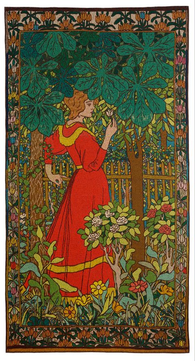 Lady in Red by József Rippl Rónai